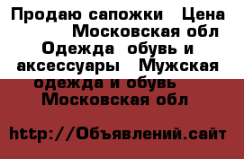 Продаю сапожки › Цена ­ 2 000 - Московская обл. Одежда, обувь и аксессуары » Мужская одежда и обувь   . Московская обл.